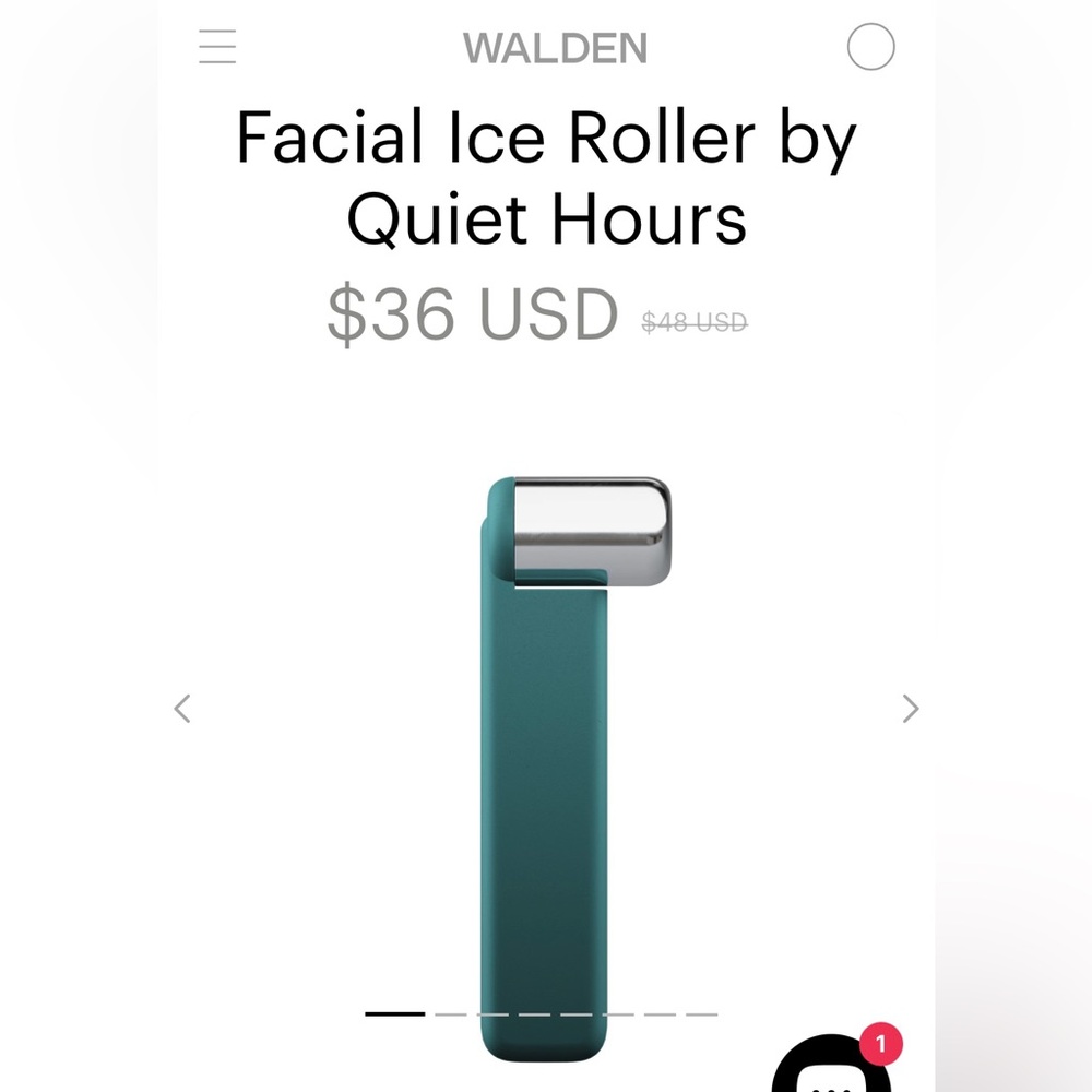 Walden Facial Ice Roller.